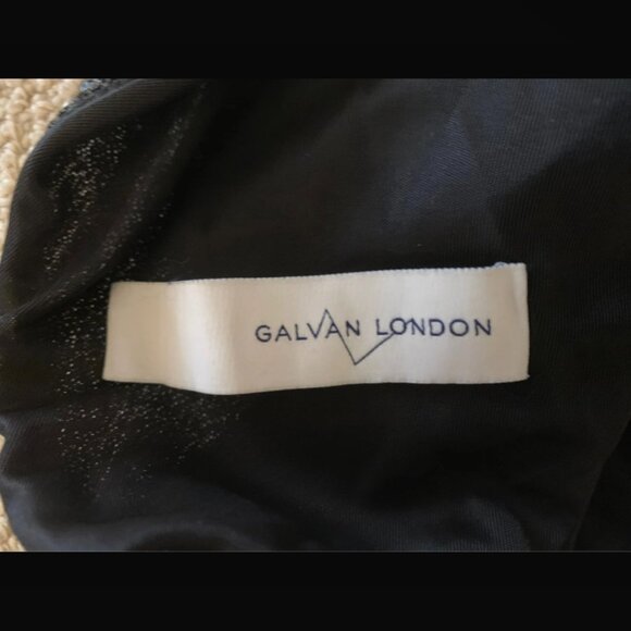 Galvan London Adela Open-back Sequined Gown In Black - Picture 8 of 9